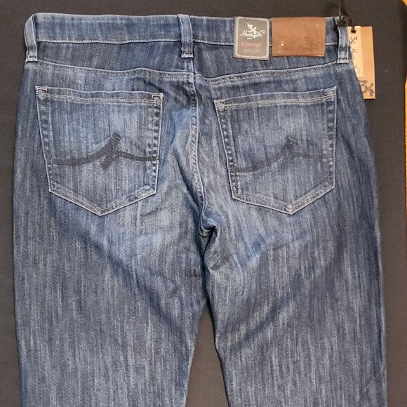 Heritage NWT Cotton Blend Courage Five Pocket Jeans Size 34x34 Blue Denim - Picture 10 of 16